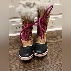 Sorel Tofino Cate Faux Fur Waterproof Winter Snow boot Sz 8